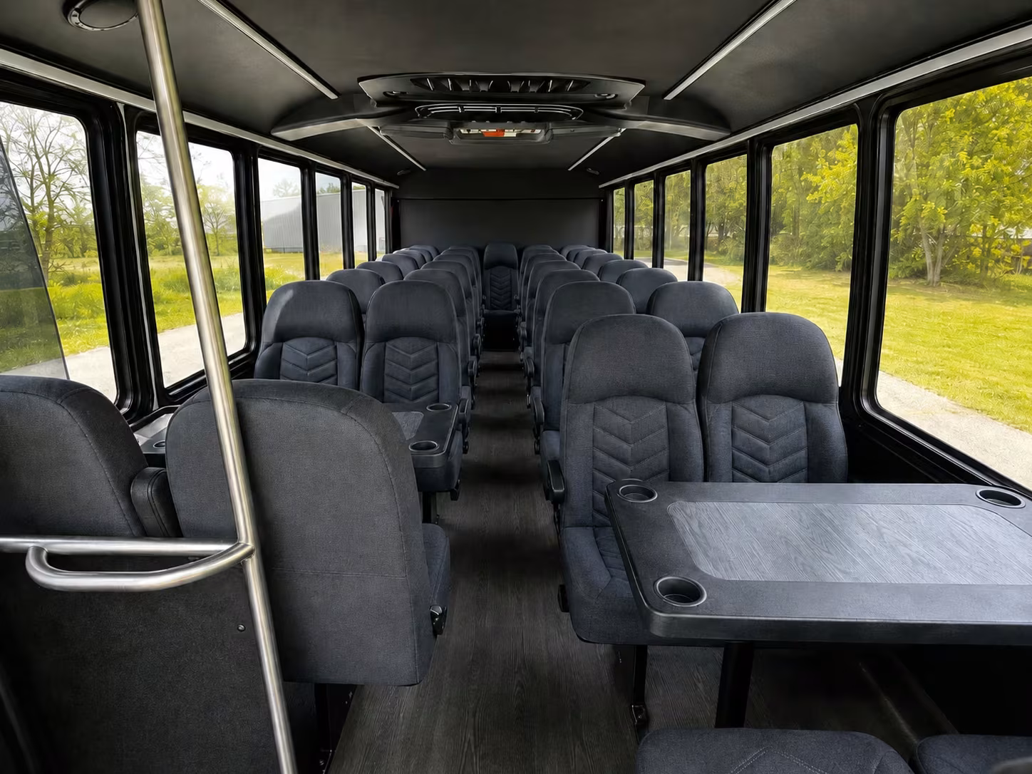 15 passenger minibus inside