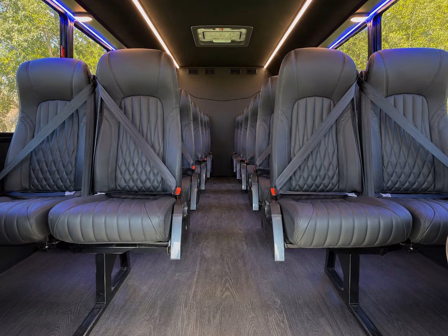 20 passenger minibus inside