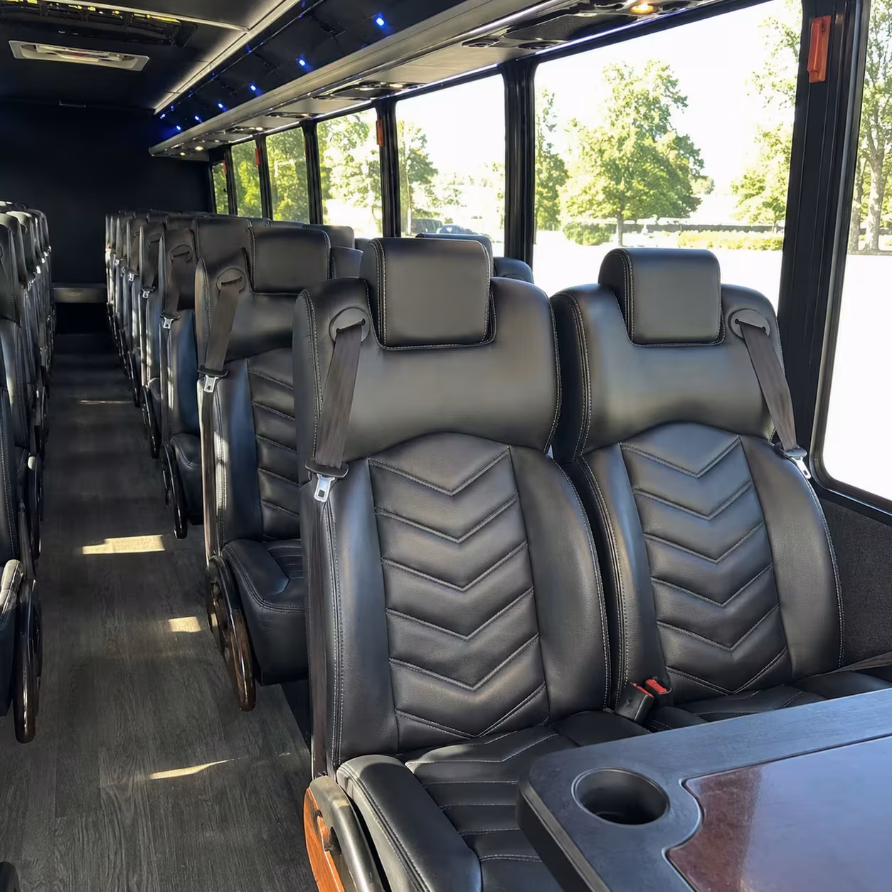 25 passenger minibus inside