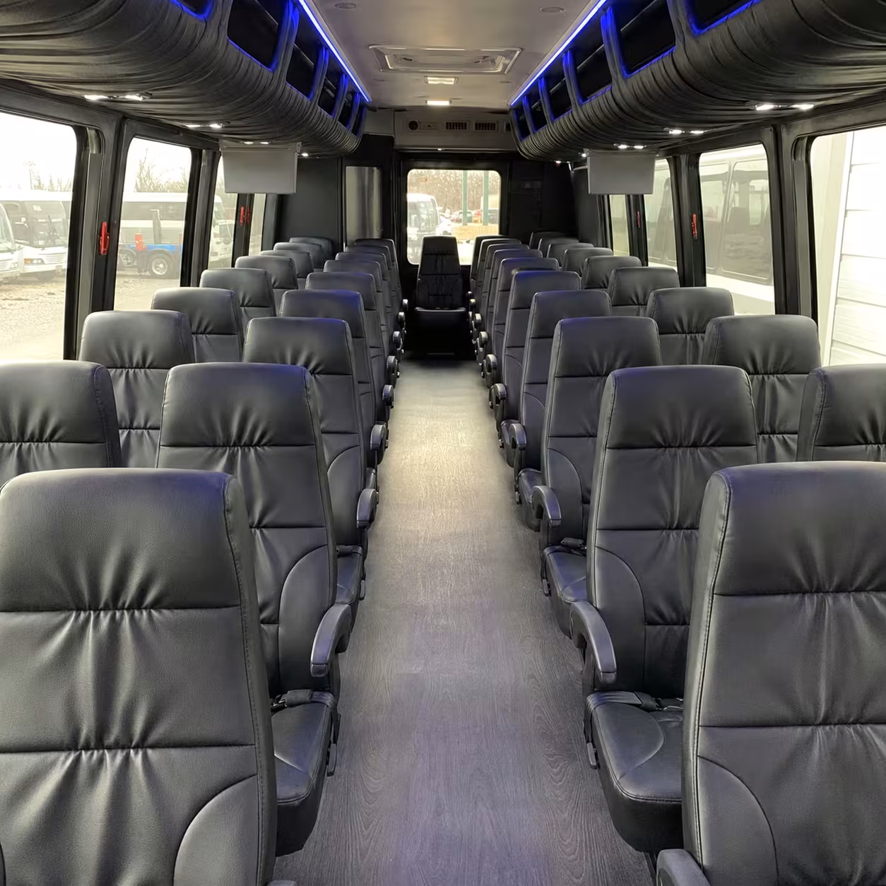 35 passenger minibus interior