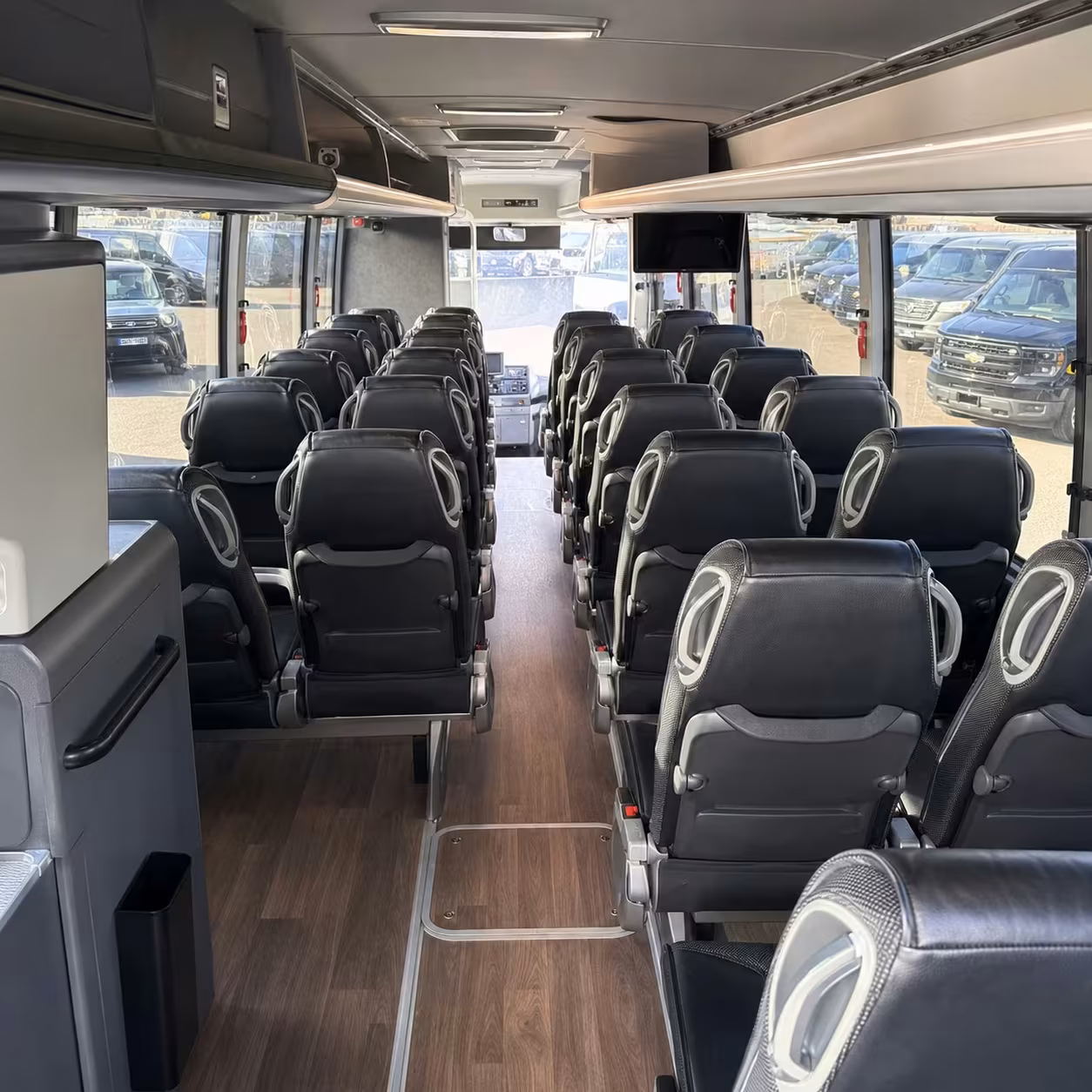 chino hills charter bus interior