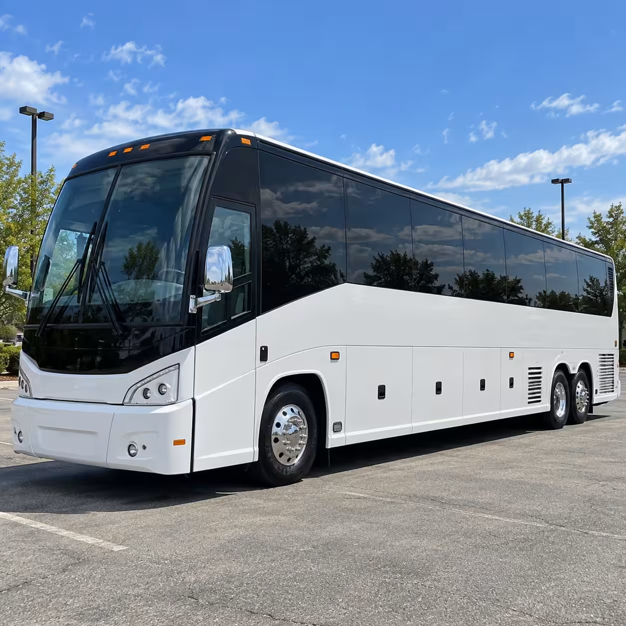 prom shuttle buses for large chino hills school groups