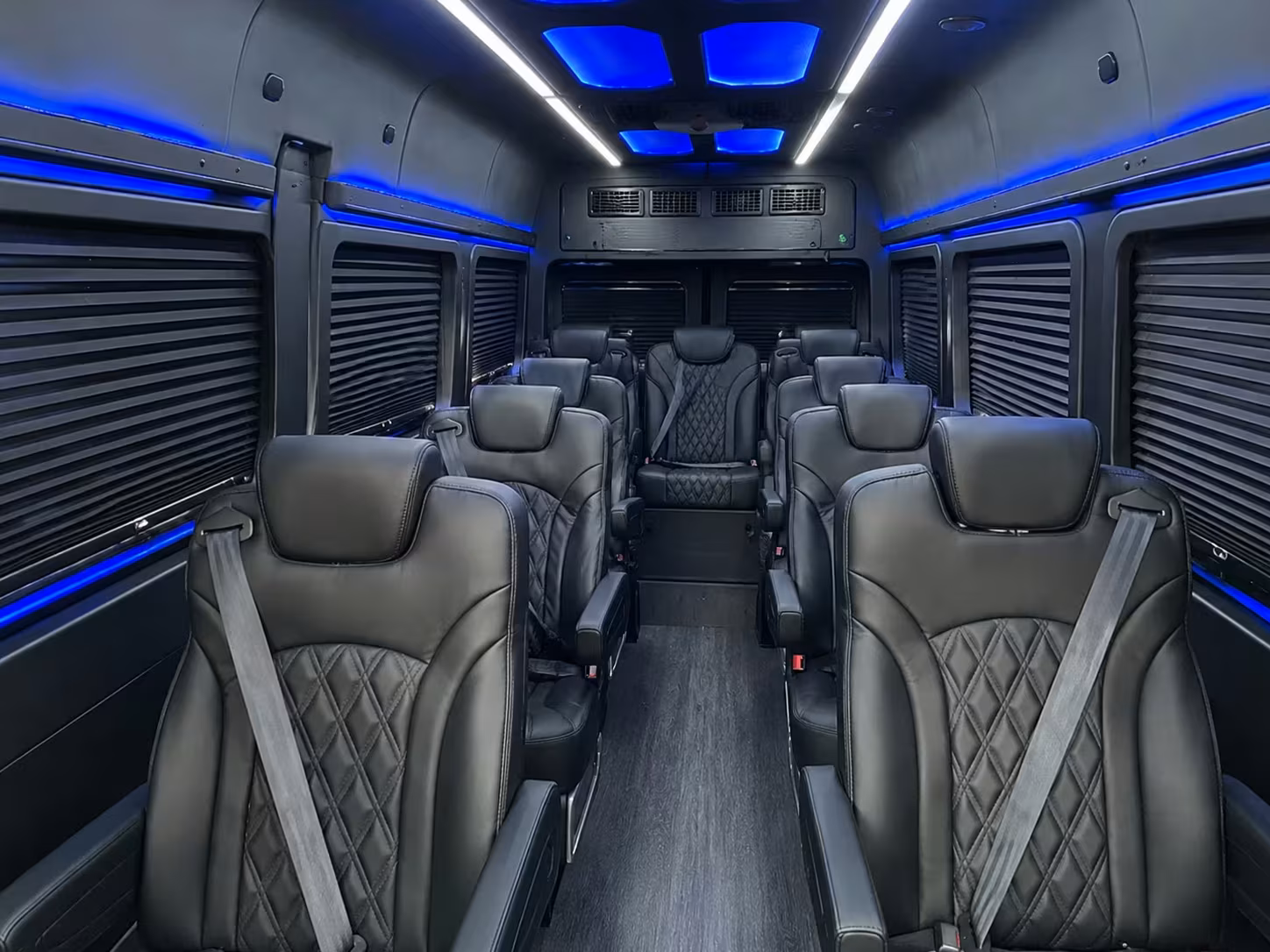 sprinter van with driver interior